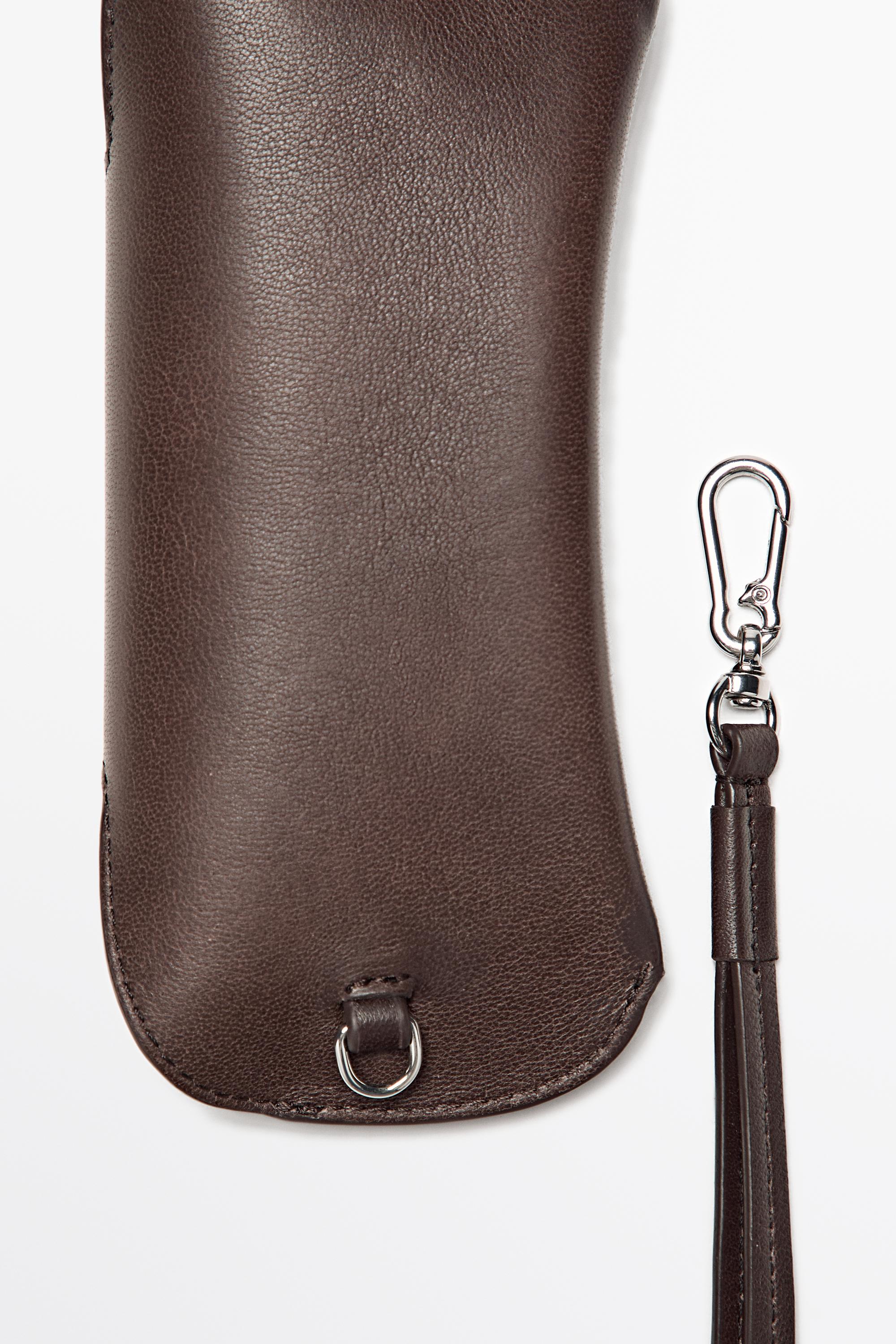 Nappa leather sunglasses case